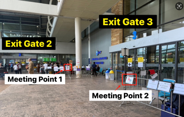 スワンナプーム空港(BKK)のお乗り場