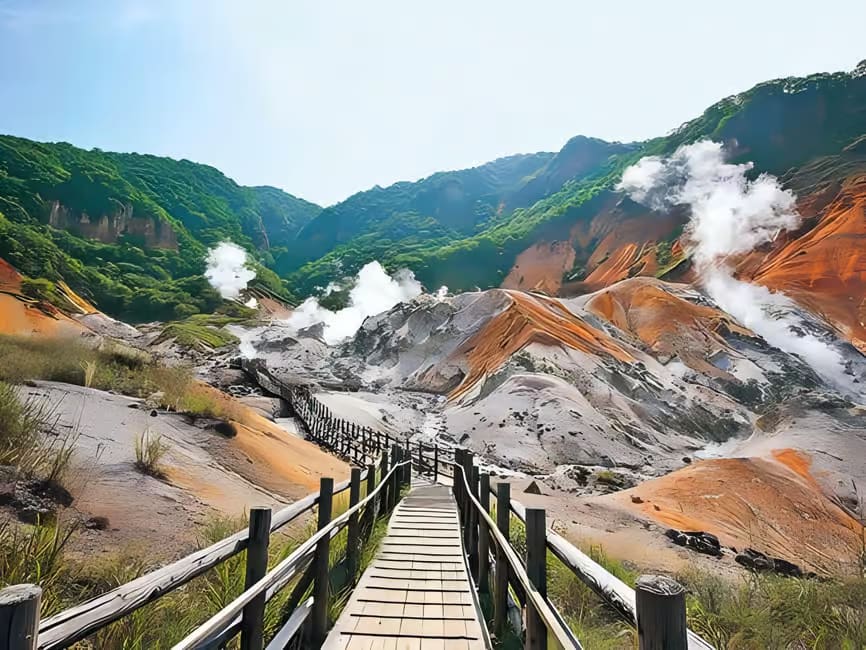 Hokkaido One-Day Tour: Toyako Onsen, Noboribetsu Jigokudani Valley, Showa Shinzan, & Lake Shikotsu with Optional Bear Ranch Package (Departure from Sapporo) | Japan