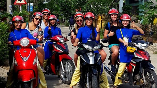 Tra Que, Thanh Ha Pottery, Cam Kim Village Tour with Aodai Rider