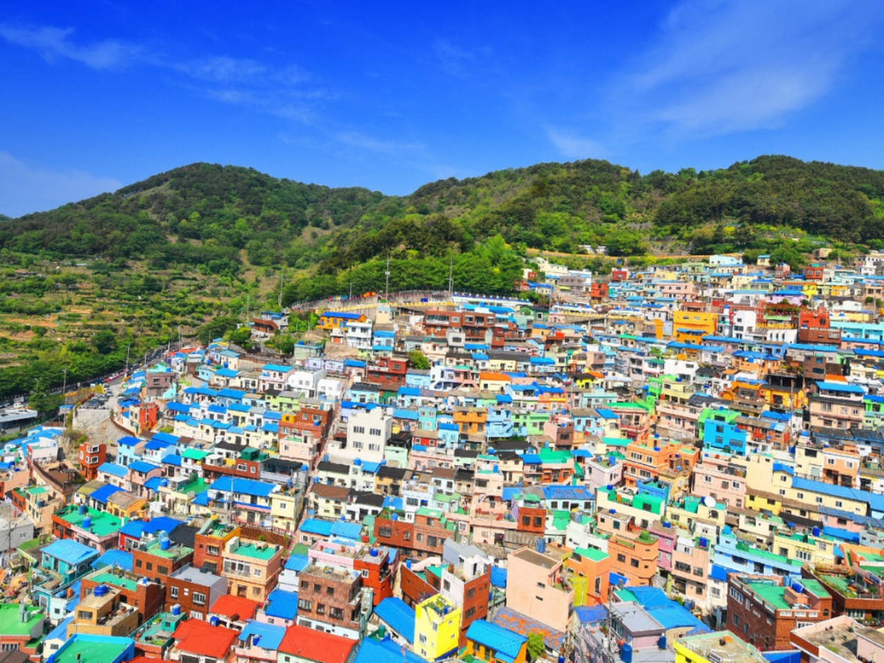 Busan One Day Tour | Haeundae Blue Line Park Train & Capsule + Haedong Yonggungsa Temple + Gamcheon Culture Village + Huinnyeoul Culture Village (From Busan)