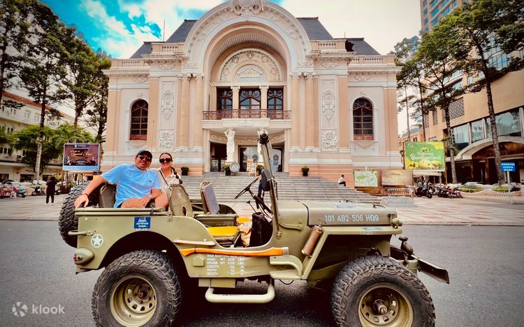 Sai Gon Private Half-Day City Tour by Army Vintage Jeep 3