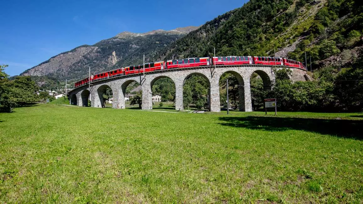 Swiss Alps Bernina Red Train and St. Moritz Full Day Tour from Milan 5