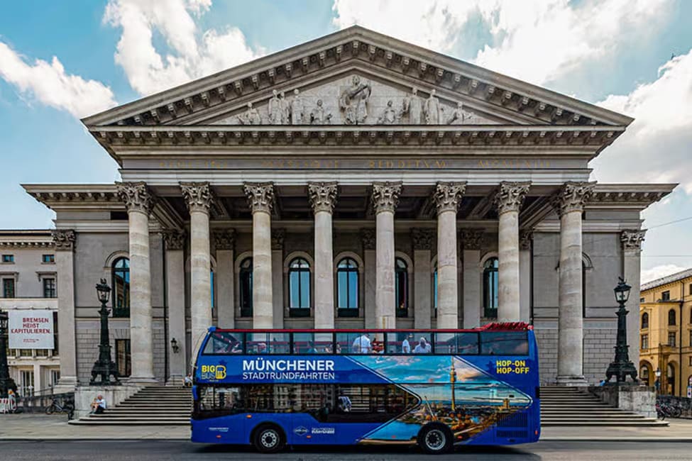 24-hour grand hop-on hop-off bus tour of Munich