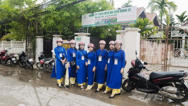 Tra Que, Thanh Ha Pottery, Cam Kim Village Tour with Aodai Rider 2