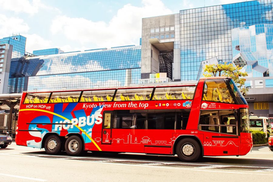 Kyoto Hop-On Hop-off sightseeing bus by Skyhop Bus (1day / 2days ticket) 2