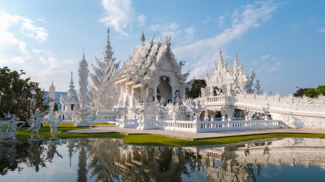 Chiang Rai Day Tour from Chiang Mai | White Temple, Blue Temple, Black Museum, Golden Triangle & Singha Park