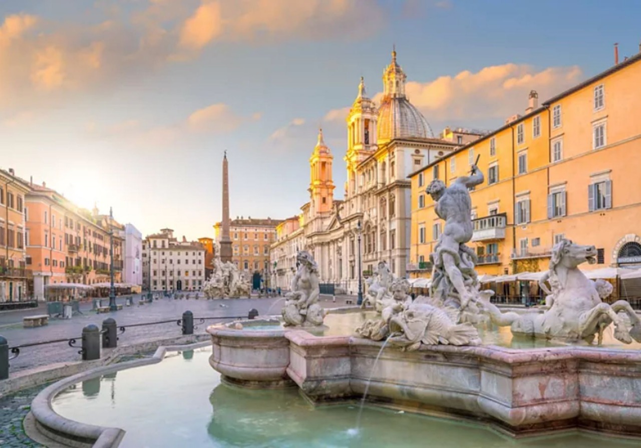 Rome City, Pantheon, and Trevi Fountain Night Tour