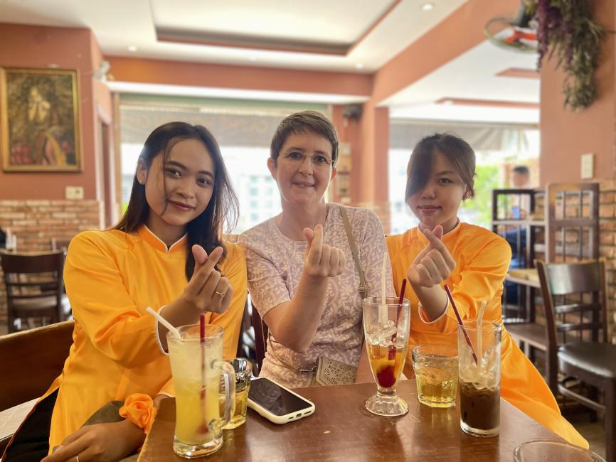 Female Aodai Rider Ho Chi Minh Hidden Gem Sightseeing Tour: Chinatown, Flower Market, Optional Local Food and Vietnamese Coffee Experience | Vietnam