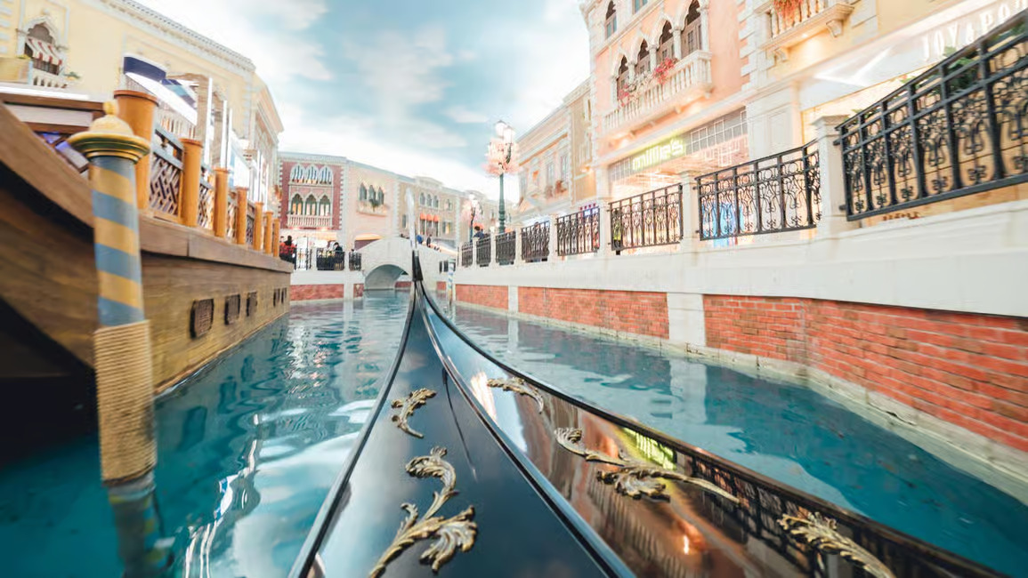 Gondola Ride at The Venetian Macao