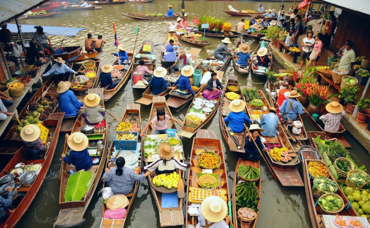 KKday Signature Tours [Guaranteed Departure for 1] Floating Market Day Tour from Bangkok: Damnoen Saduak, Maeklong Market & Amphawa Fireflies Cruise | Thailand
