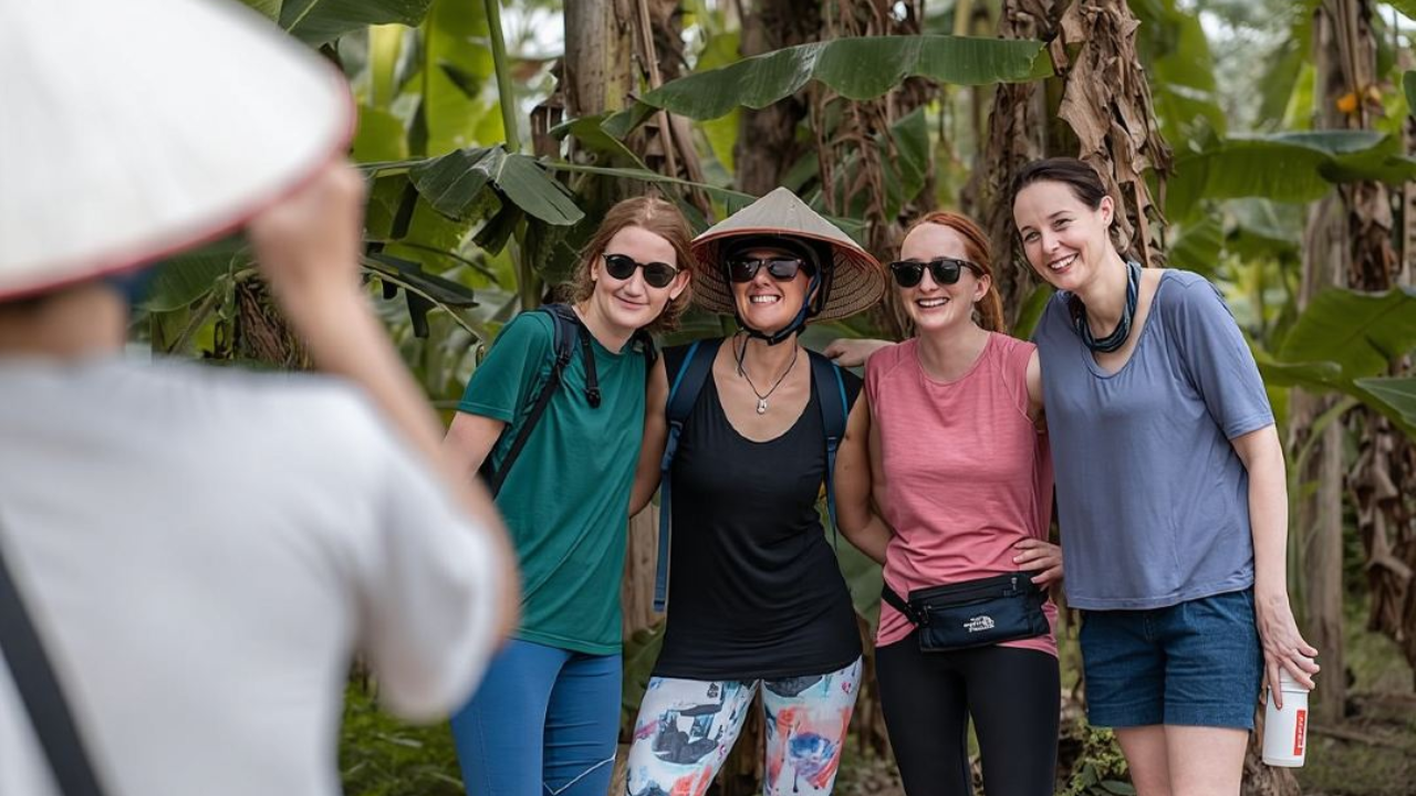 Hanoi Half-Day E-Bike Tour with Vegan Buffet Lunch 4