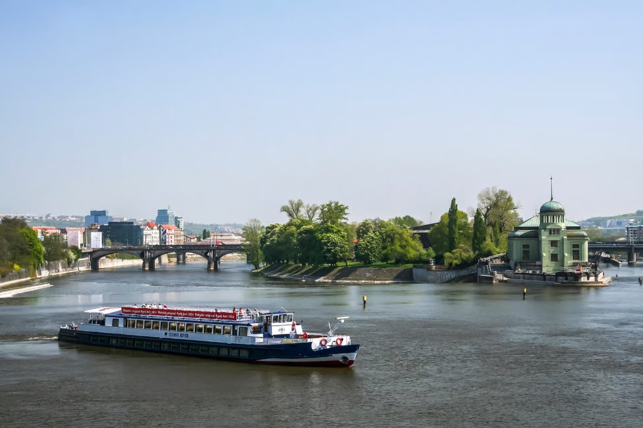 Panoramic Vltava river cruise in Prague 5