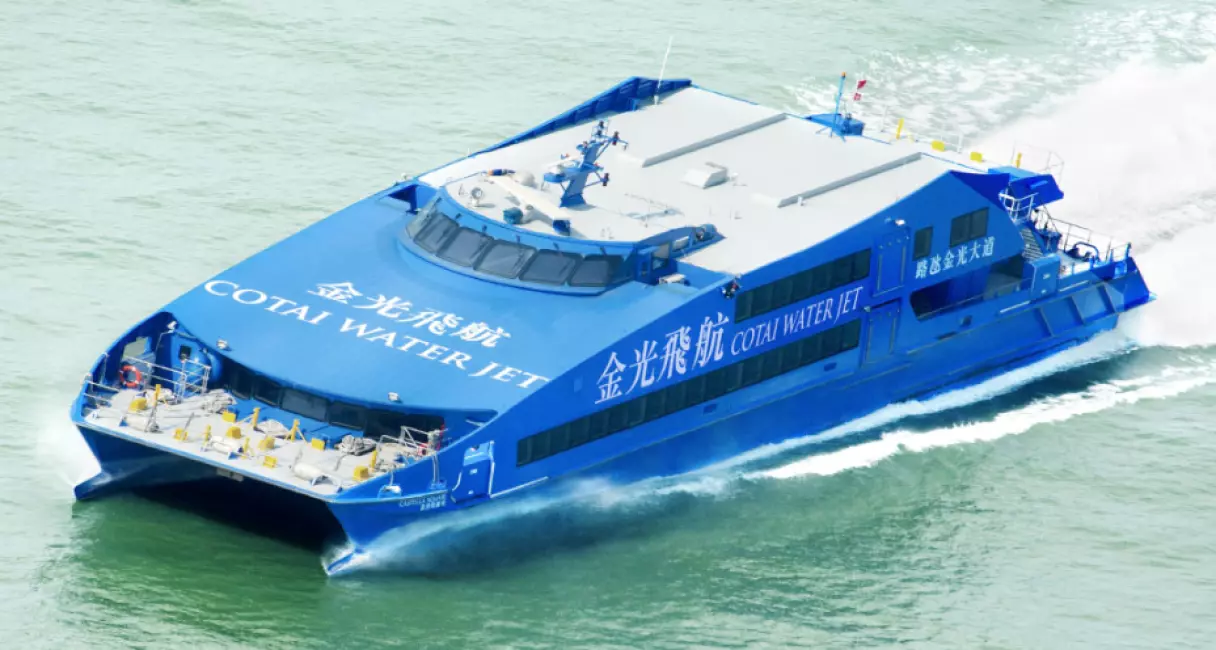 Cotai Water Jet Ferry Ticket between Hong Kong and Macau 2