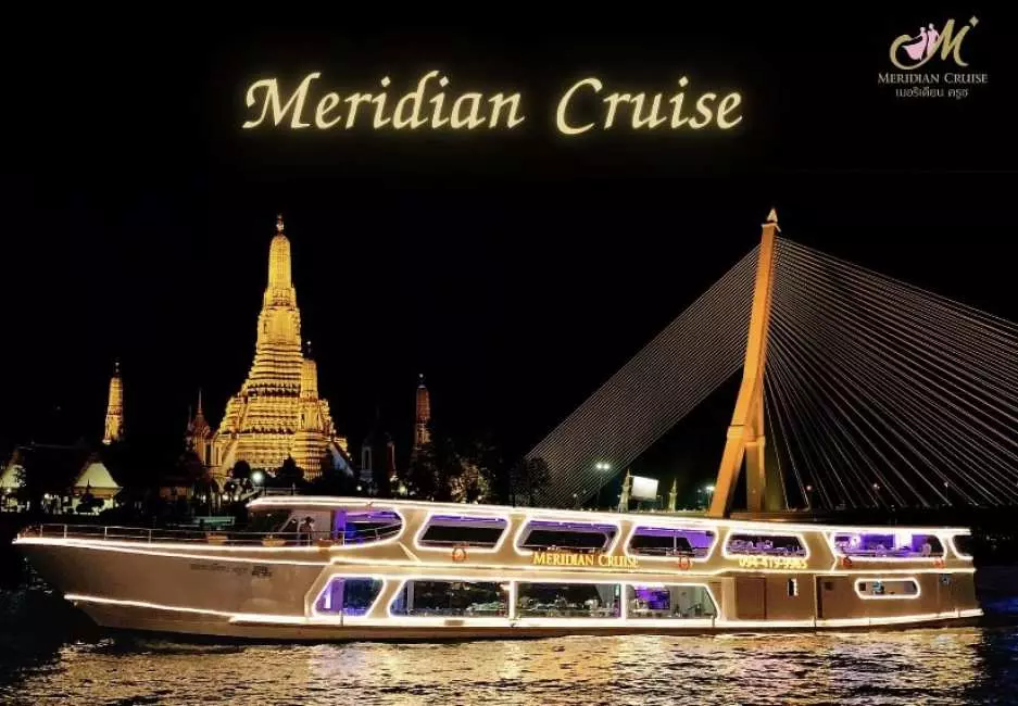 Meridian Dinner Cruise on Chao Phraya River from ICONSIAM Pier in Bangkok | Thailand