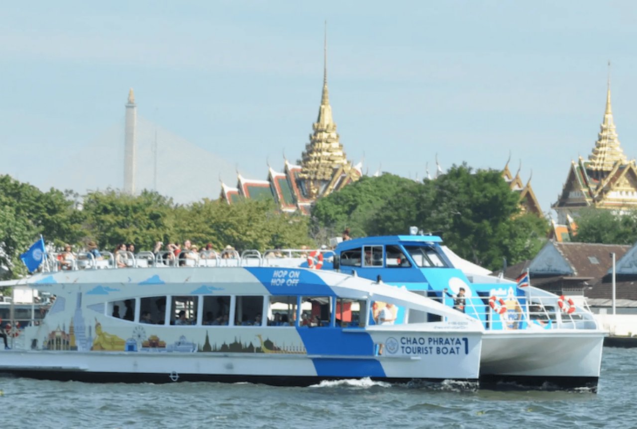 Chao Phraya Tourist Hop-On-Hop-Off Sightseeing Boat from Bangkok