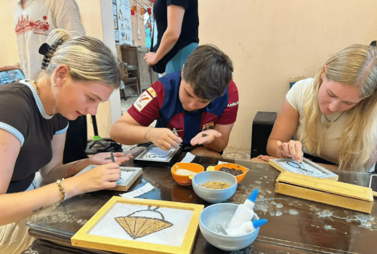 Rice Mosaic & Traditional Straw Broom Workshop at Tam Coc Museum