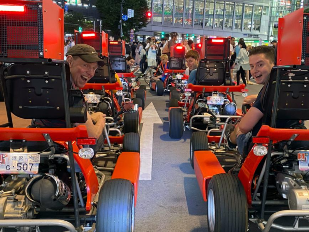 Official Street Kart Go-kart experience around Shibuya with leading support from an English guide