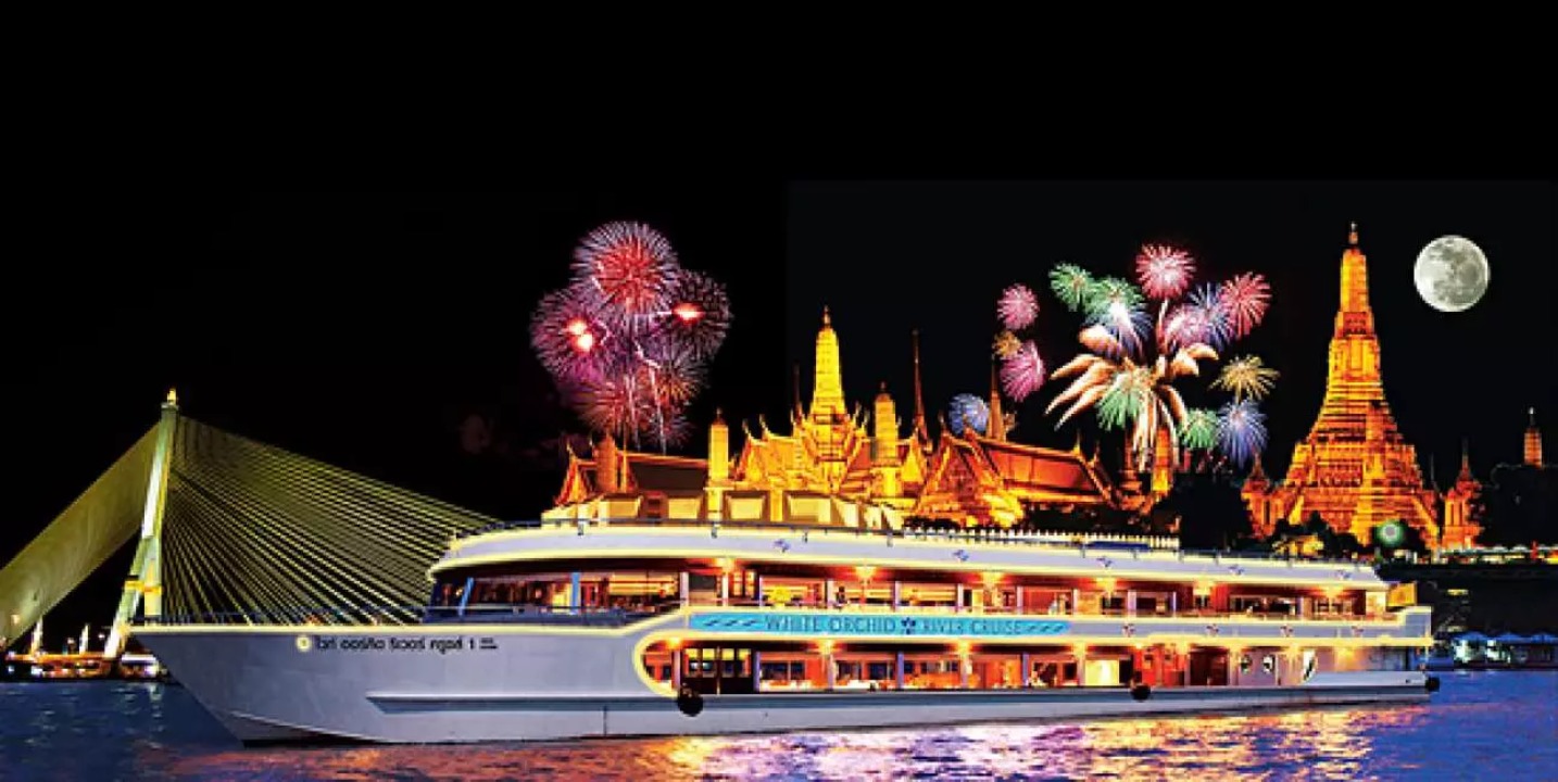 Chao Phraya White Orchid Cruise in Bangkok 5