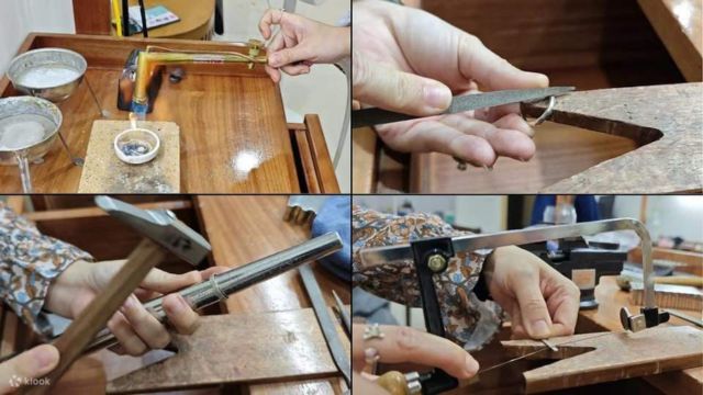 Hanoi: Unique Silver RING/PENDANT Making Workshop 5