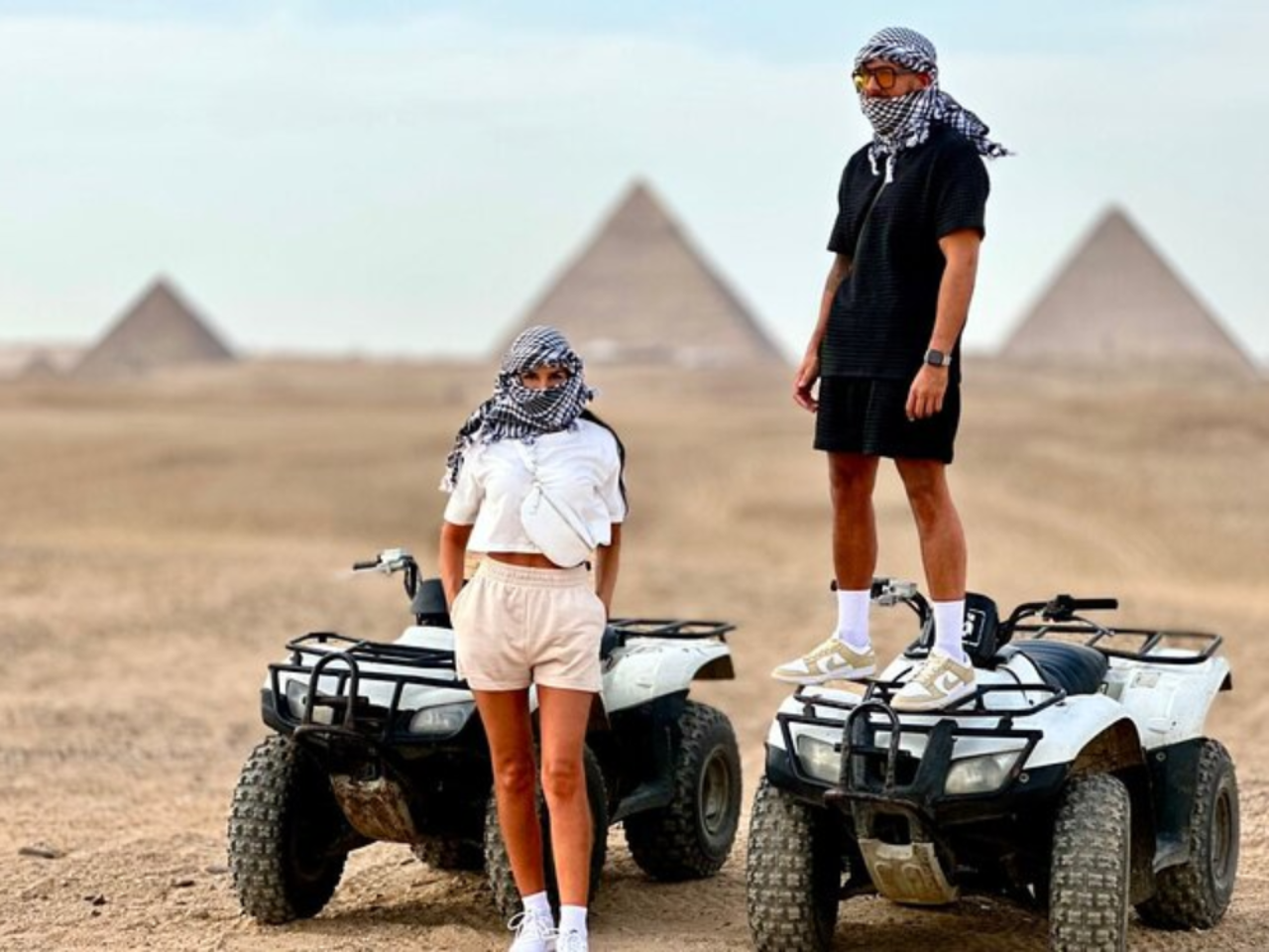Quad Bike adventure at Giza Pyramids