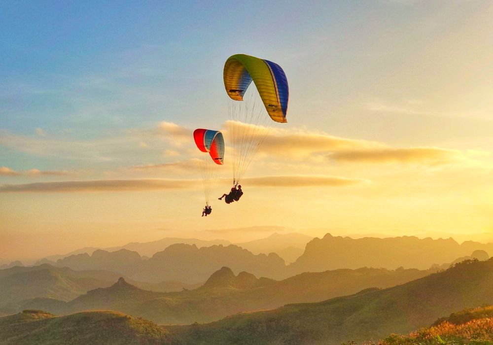 Paragliding Experience in Bu Hill - Hanoi | Vietnam