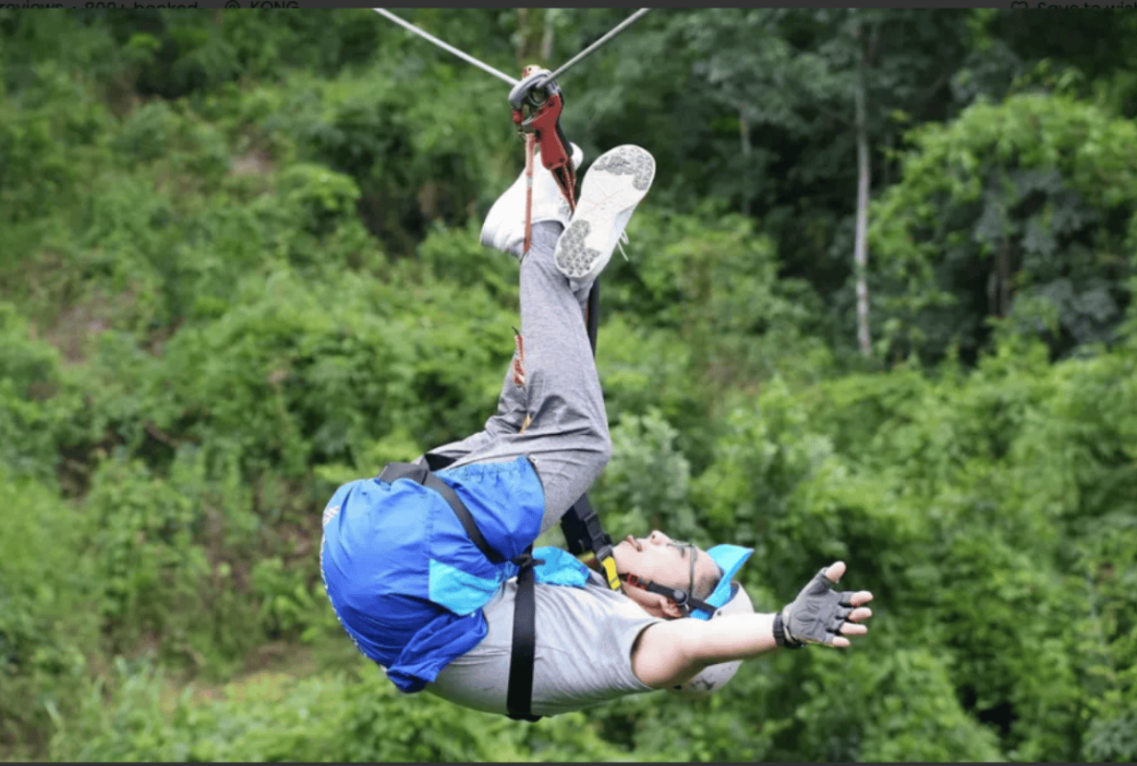 芽庄空森林高空滑索体验 4