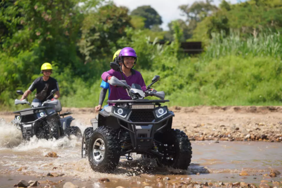 Chiang Mai ATV 2 hrs. Mae Wang Jungle Beauty and Bamboo Rafting Day Tour