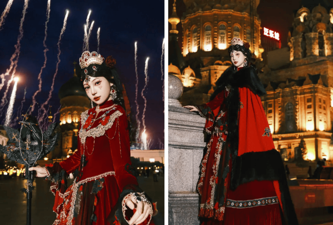 Harbin Russian Imperial Costume Photoshoot (Rental + Makeup/Hairstyle + Photographer)