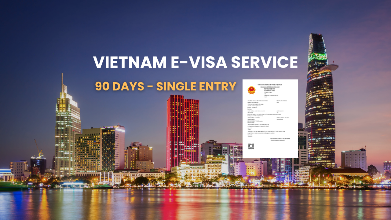 [Tan Son Nhat International Airport] 90 Days Single Entry - VIETNAM E-Visa for International Tourist