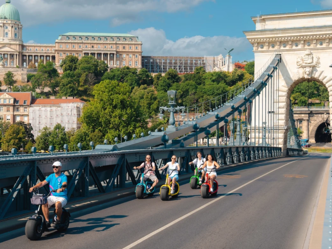 Budapest City Tours on MonsteRoller E-Scooters 2