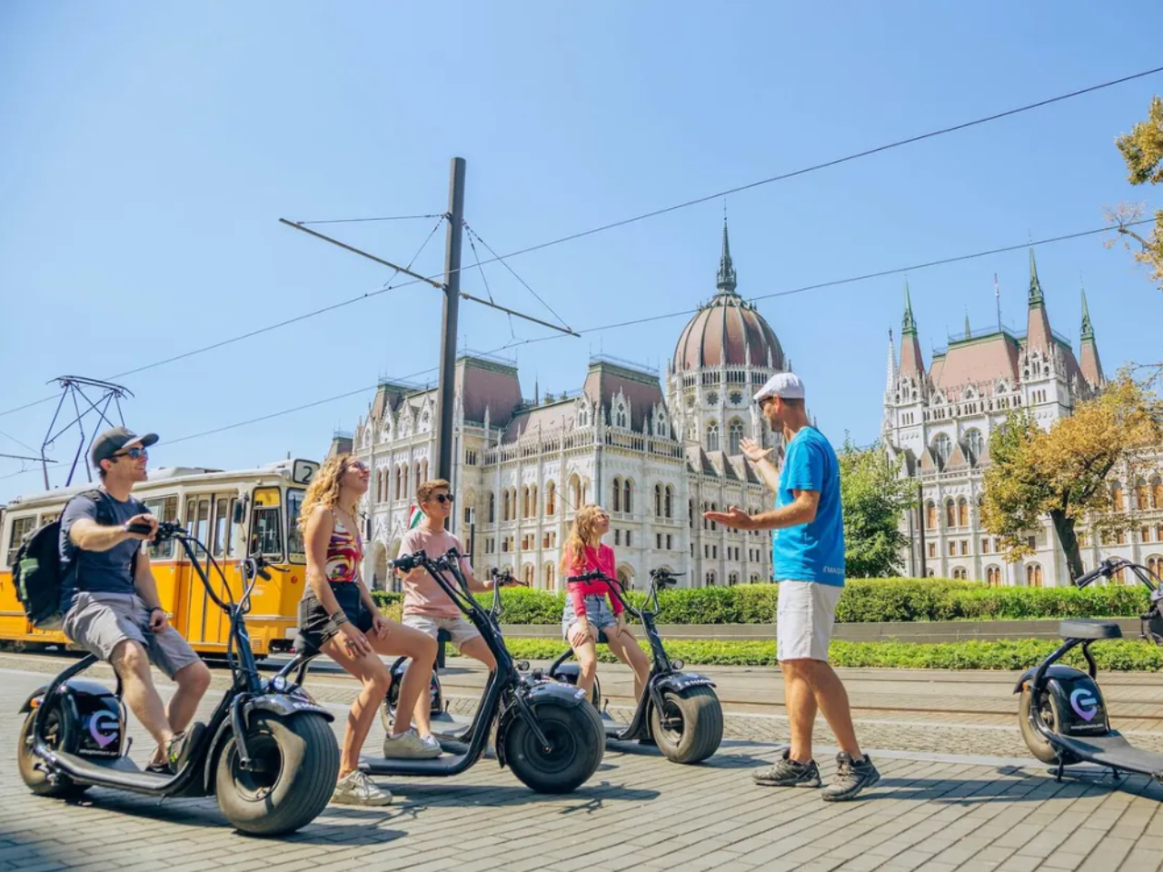 Budapest City Tours on MonsteRoller E-Scooters 4