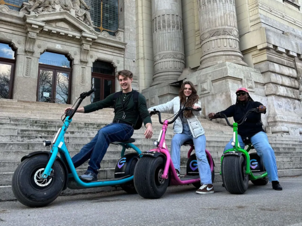 Budapest City Tours on MonsteRoller E-Scooters 3