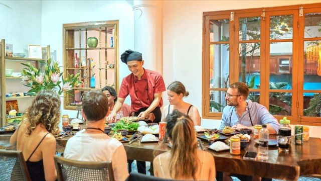 Rose Kitchen Cooking Class with Local Market Tour & Free Transfers in Hanoi