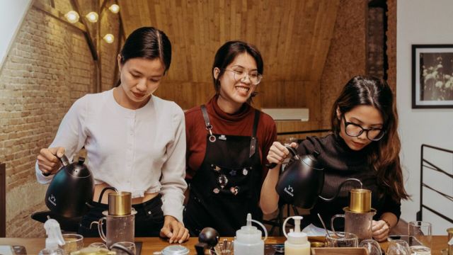 Fun & Easy Coffee Workshop with 3 Traditional Phin Brews and Complimentary Banh Mi