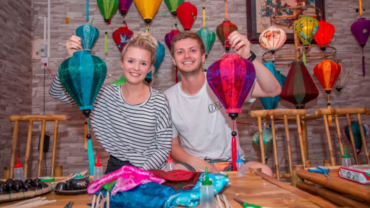 会安独特灯笼制作与咖啡体验课程