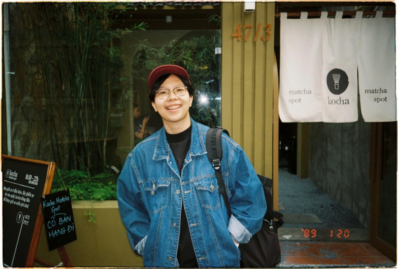 Kim Ngan - Vintage Photo With Film Camera In Saigon