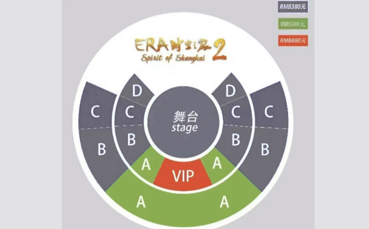 ERA Intersection of Time Acrobatic Show 2 Ticket Shanghai 5