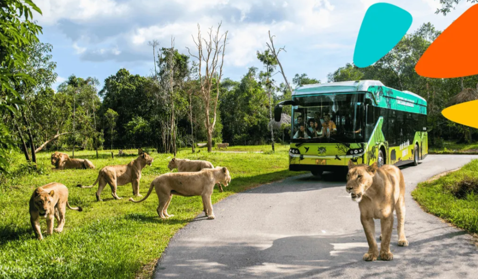 Vinpearl Safari Phu Quoc Ticket - Entrance + VinWonders Combo 3
