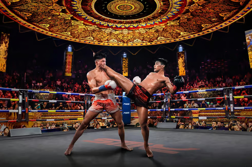 Muay Thai Boxing Match at Rajadamnern - Lumpinee Stadium Bangkok | Thailand