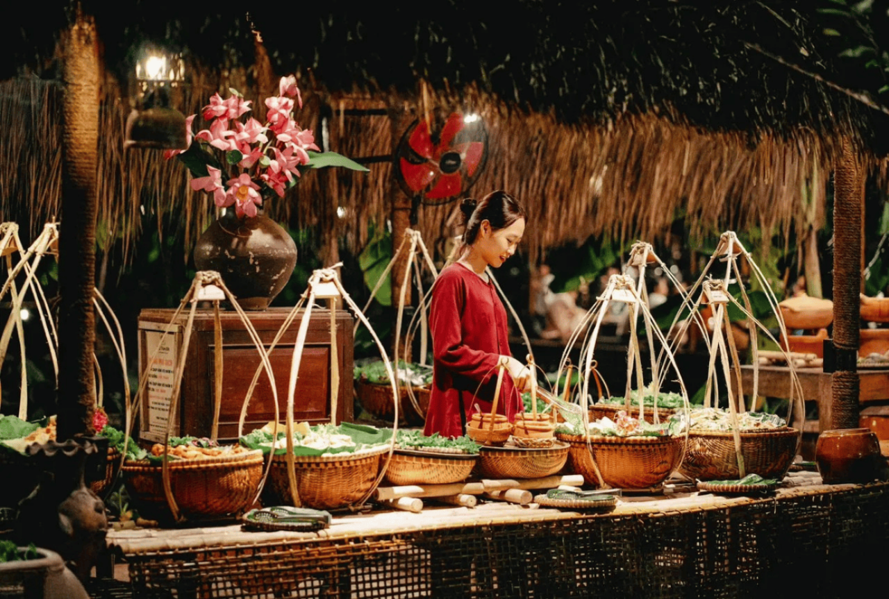 在芽庄 xưa 餐厅享用自助餐 2